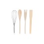 Pot for Kitchen Utensils DKD Home Decor Metal Dolomite MDF Wood 12 x 12 x 25 cm