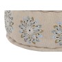 Pouffe DKD Home Decor Blue Beige