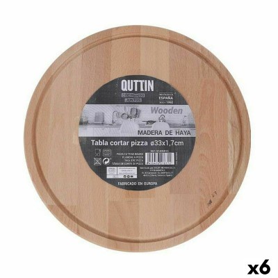 Serving board Quttin Quttin Circular Ø 33 x 1,7 cm (6 Units)