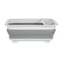 Égouttoir Pliable de Cuisine Blanc Gris polypropylène TPR 37,9 x 29,3 x 12 cm (6 Unités)