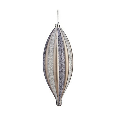 Décorations de Noël Krist+ 00906 Argenté PVC Allongé