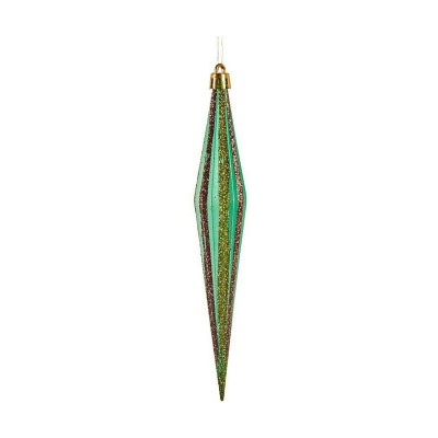 Décorations de Noël Krist+ 00901 Rouge Vert Doré 3 x 8,5 x 19 cm Allongé