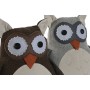 Door stop Home ESPRIT Sand 25 x 12 x 20 cm Owl (2 Units)