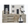 Decorative Figure Home ESPRIT Blue Navy Blue 17 x 8,5 x 30 cm (2 Units)