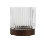 Verres Home ESPRIT Marron Verre Acacia 7,5 x 7,5 x 11,5 cm