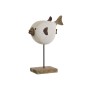 Decorative Figure Home ESPRIT White Natural Fish 24 x 10 x 33 cm