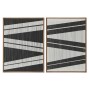 Painting Home ESPRIT Stripes Urban 60 x 3 x 60 cm (2 Units)
