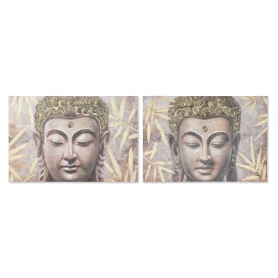 Cadre Home ESPRIT Buda Oriental 120 x 3 x 80 cm (2 Unités)