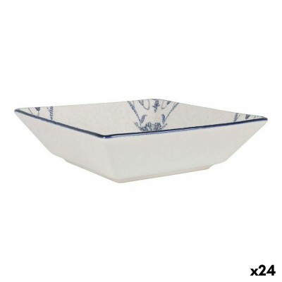 Snack Bowl La Mediterránea Rosetta Porcelain 18 x 18 x 5 cm (24 Units)