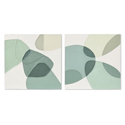 Painting Home ESPRIT Abstract Urban 100 x 3,7 x 100 cm (2 Units)