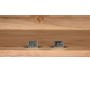 TV furniture Home ESPRIT Brown Black Metal Acacia 145 x 40 x 52 cm