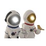 Decorative Figure Home ESPRIT Blue White Red Silver Lady Astronaut 10 x 11 x 29 cm (2 Units)