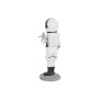 Decorative Figure Home ESPRIT Blue White Red Silver Lady Astronaut 10 x 11 x 29 cm (2 Units)