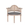 Chaise de Salle à Manger DKD Home Decor Gris foncé 67 x 51 x 85 cm 79 x 53 x 85 cm