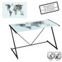 Side table COUNTRIES WORLD White Matte back 120 x 60 x 75 cm