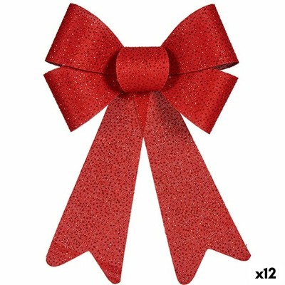 Lien Krist+ HJ1-12015 Rouge PVC 16 x 24 x 4 cm Décorations de Noël (12 Unités)