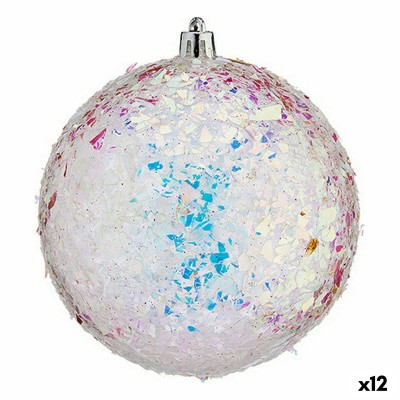Set of Christmas balls Krist+ 00989-7 Silver (12 Units)