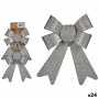 Ensemble Décorations de Noël Krist+ 65547 Argenté PVC 15 x 2 x 18 cm Lien (24 Unités)