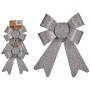 Ensemble Décorations de Noël Krist+ 65547 Argenté PVC 15 x 2 x 18 cm Lien (24 Unités)