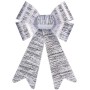 Lien Krist+ HJ1-12006 Argenté PVC 16 x 24 x 4 cm Décorations de Noël (12 Unités)