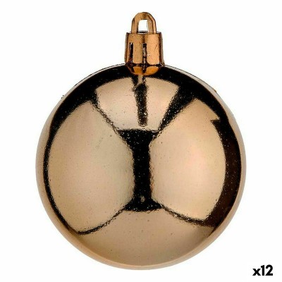 Set of Christmas balls Krist+ 00465-4 Copper Plastic (12 Units)