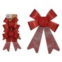Ensemble Décorations de Noël Krist+ 65548 Rouge PVC 15 x 2 x 17 cm Lien (24 Unités)