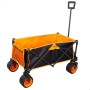 Multi-purpose Cart Aktive Orange Polyester PVC Steel 86 x 108 x 44 cm Foldable Beach