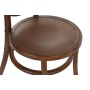Chaise DKD Home Decor Brun foncé Rotin Bois 43 x 43 x 89 cm Grille
