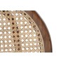 Chaise DKD Home Decor Brun foncé Rotin Bois 43 x 43 x 89 cm Grille