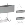 Etagère de salle de bains Berilo W7072 - 383 Gris Métal Plastique 28 x 60 x 14 cm (6 Unités)
