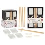 Sushi Set Kinvara 1249SJ4111 White Bamboo Porcelain (12 Pieces) (6 Units)