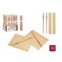 Sushi Set Kinvara BM-001 Wood Bamboo 24 x 18 cm 24 x 0,5 x 0,5 cm (24 Units)