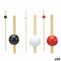 Ensemble de brochettes pour barbecue Kinvara 36340 Bambou (24 Unités)