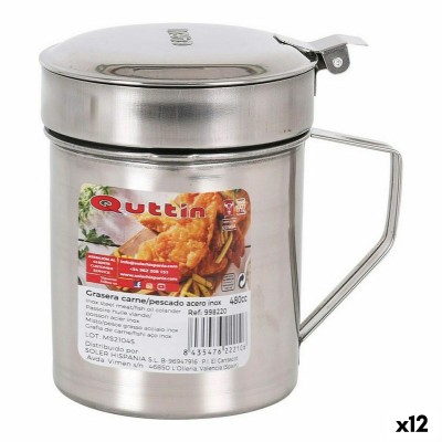 Lèchefrite pour la viande ou le poisson Quttin 52833 13 x 9,5 x 12 cm Acier inoxydable (12 Unités)