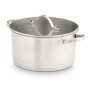 Casserole with lid Kinvara 17712/DO3 Silver 31,7 x 16,5 x 24 cm