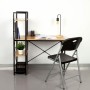 Bureau avec étagère Max Home Acier Mélamine Contre-plaqué 100 x 120 x 52 cm