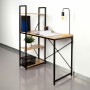 Bureau avec étagère Max Home Acier Mélamine Contre-plaqué 100 x 120 x 52 cm