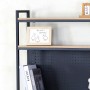 Bureau avec étagères Max Home Acier Mélamine Contre-plaqué 84 x 148 x 50 cm