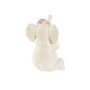 Figurine Décorative DKD Home Decor Eléphant Rose Blanc Résine (6 x 6,5 x 10 cm) (3 Unités)