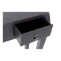 Hall Table with 3 Drawers DKD Home Decor Black 96 x 26 x 80 cm