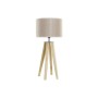 Lampe de bureau DKD Home Decor Beige Bois Marron 220 V 50 W 30 x 30 x 69 cm