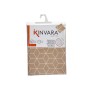 Nappe Kinvara CUBIC-26195-3 Blanc Beige toile