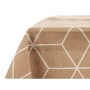 Tablecloth Kinvara CUBIC-26195-3 White Beige Thin canvas