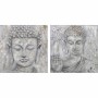 Cadre DKD Home Decor 100 x 2,4 x 100 cm Buda Oriental (2 Unités)