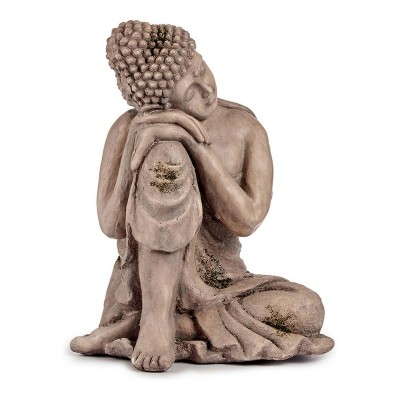 Decorative Garden Figure Ibergarden CC20445 Grey Polyresin 34,5 x 54,5 x 31 cm Buddha