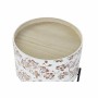 Petite Table d'Appoint DKD Home Decor Blanc Noir 38 x 38 x 39 cm