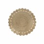 Carpet DKD Home Decor 200 x 200 x 1 cm Natural Brown Polyester Jute