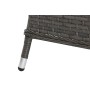 Garden furniture DKD Home Decor Grey Dark brown 81 cm 175 x 73 x 81 cm (4 Pieces)