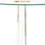 Table d'appoint DKD Home Decor Doré Métal Acrylique (42 x 42 x 60 cm)