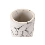 Verre DKD Home Decor Blanc Noir Ciment 7 X 7 X 9,5 CM